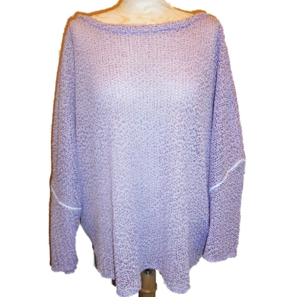 Knit Top NEW XXL Pullover Sweater Light-WeightLong Bat Sleeve summer